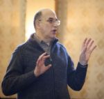 Howard Balkind speaking at anti-cuts meeting